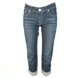 victoria  beckham rock and republic crop jeans